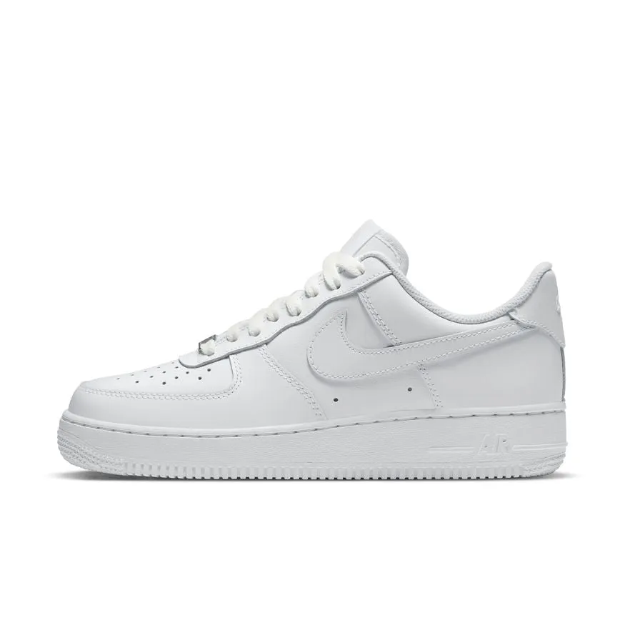 Nike - W Air Force 1 Low '07 ~ White/White Best Asics Shoe For Flat Feet