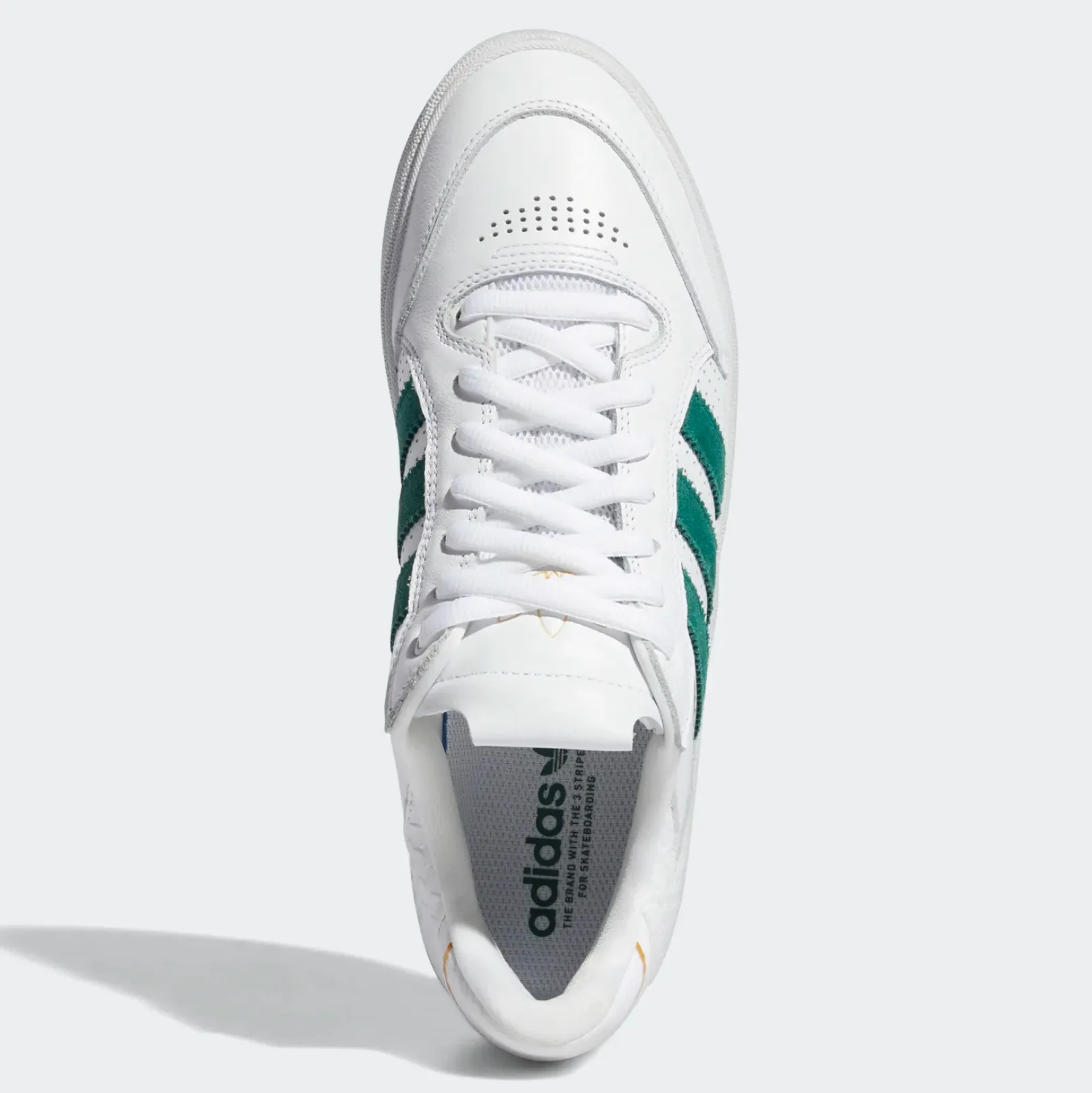 Adidas Bubble Shoes ADIDAS TYSHAWN LOW FLAT WHITE / COLLEGIATE GREEN / METALLIC GOLD
