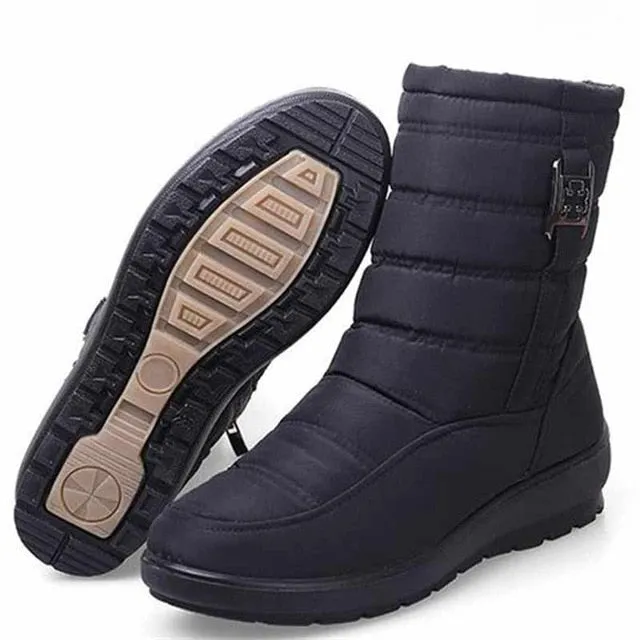 Plus size snow boots women winter boots plus fur keep warm non slip women boots 2018 waterproof casual women shoes Waterproof Shoes Near Me