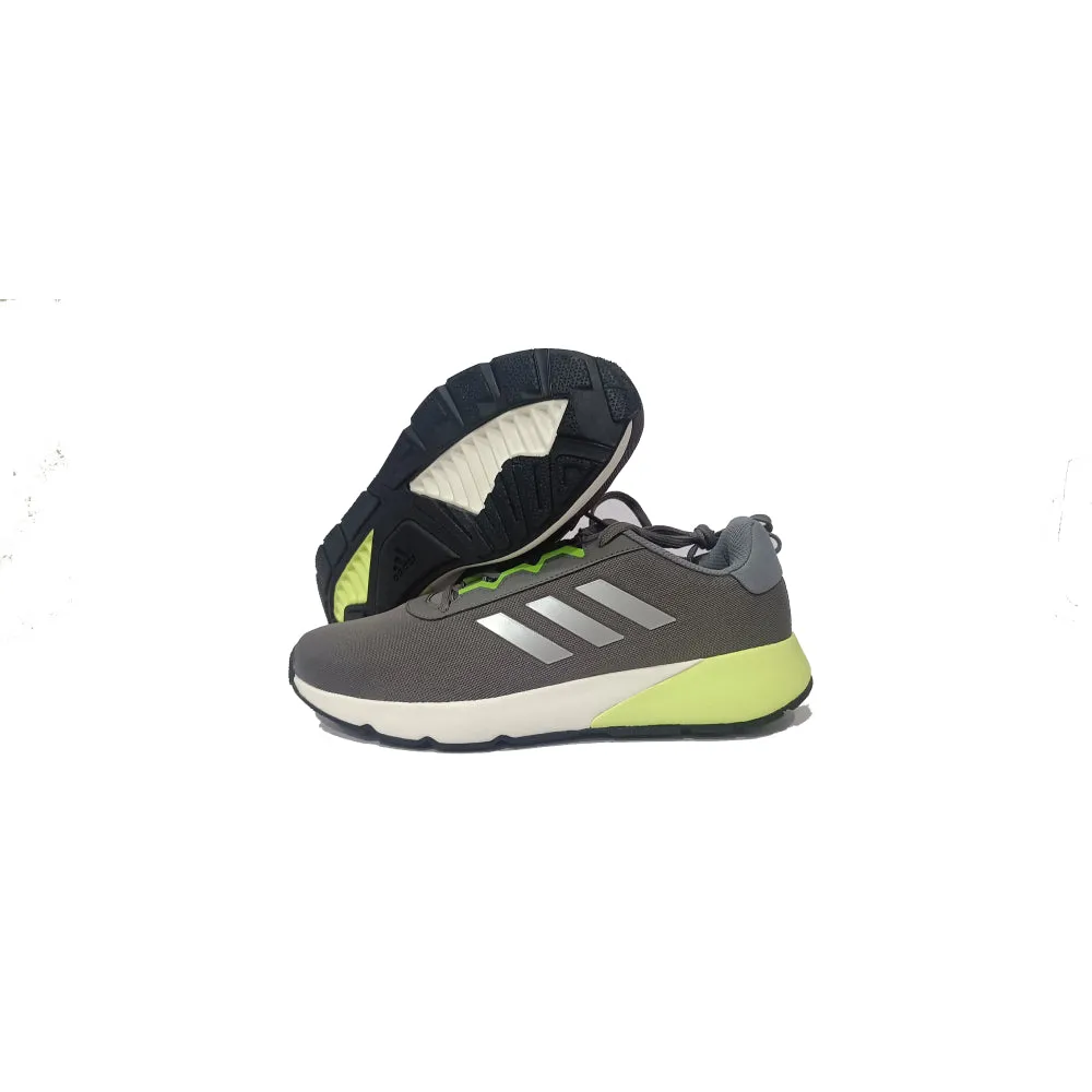 Adidas Men's Dashcore Running Shoe (Iron/Lucid Lemon/Grey/Silver) Adidas Shoes Mesh