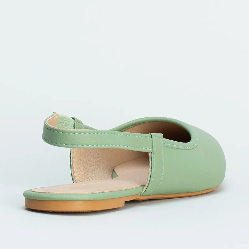 Pointy Sling Back _ 161297 Rouge Shoes Flats