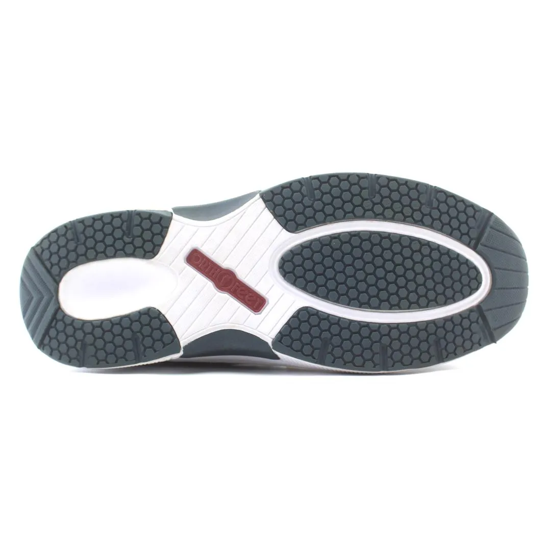 Rugged Casual Shoes Orthofeet Men Sprint Tie-Less - Gray (EX)