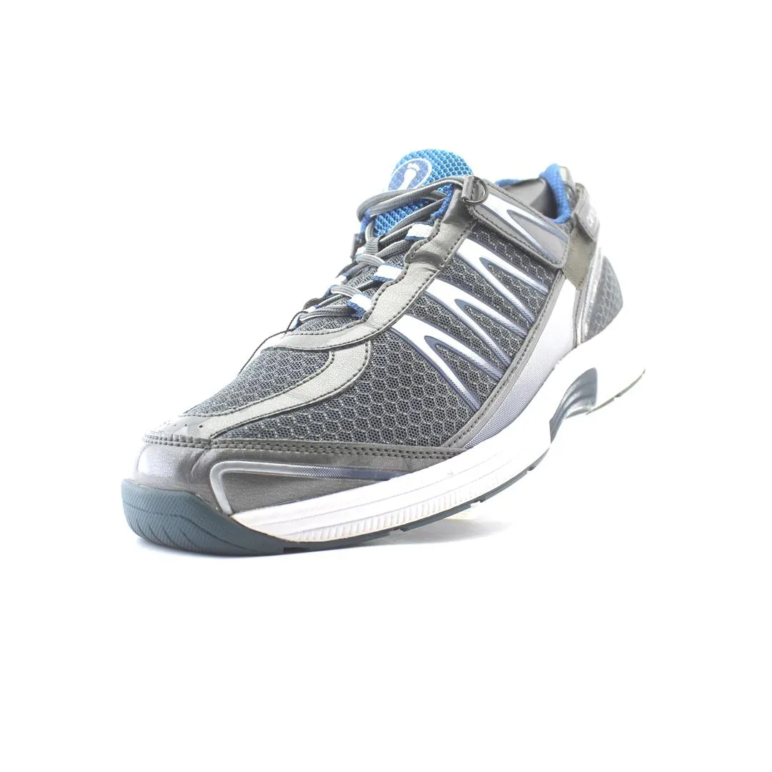 Orthofeet Men Sprint Tie-Less - Gray (EX) Retro 4 Casual Shoes