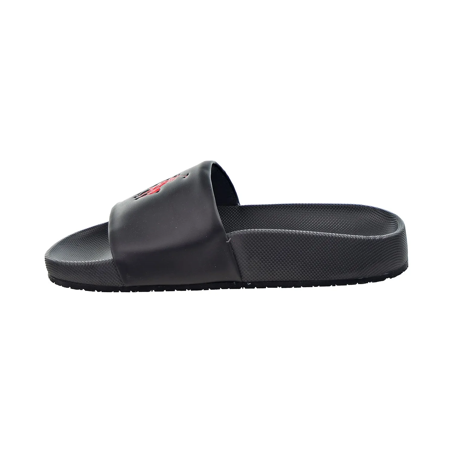 Polo Ralph Lauren Cayson Men's Slides Black-Red Canvas Slides
