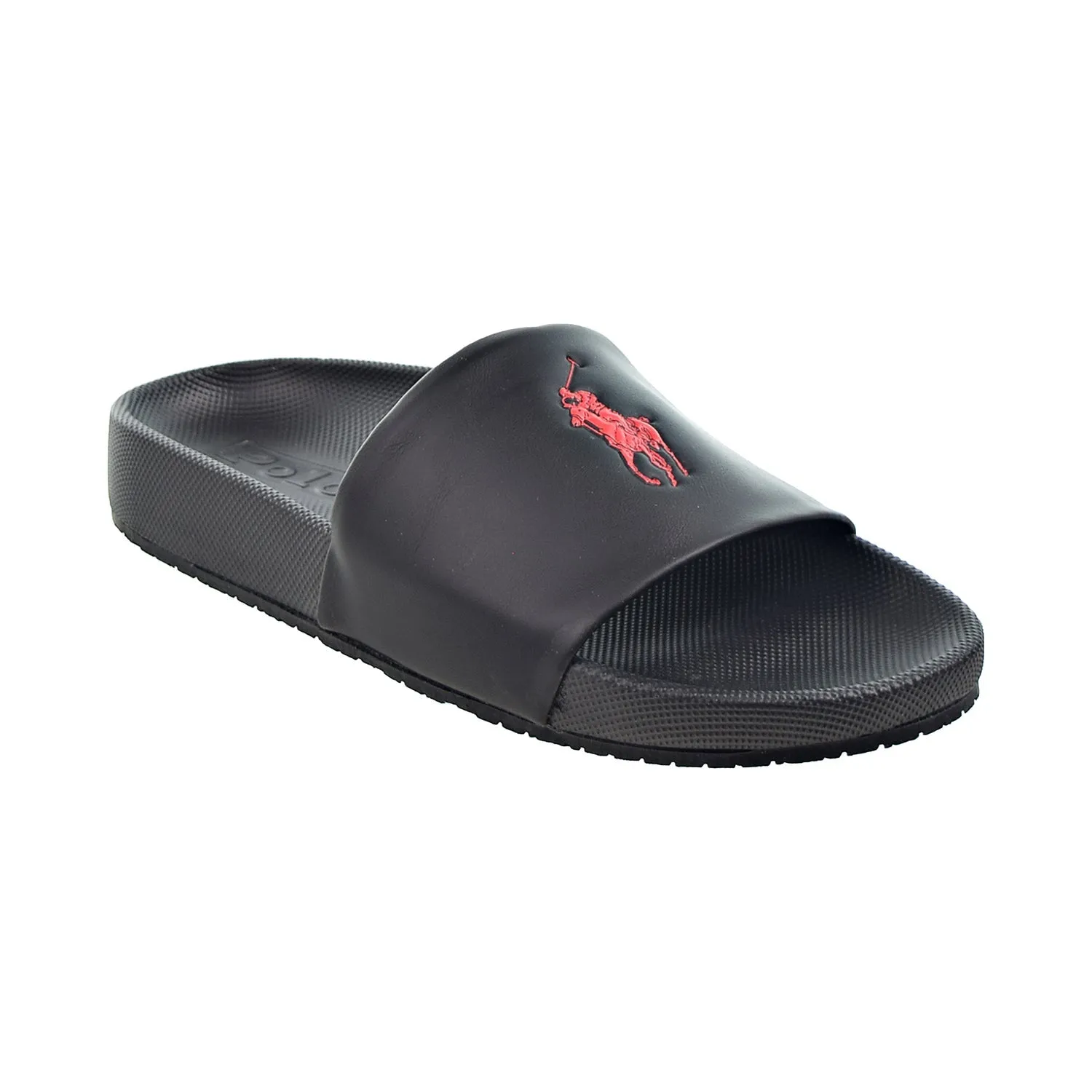 Polo Ralph Lauren Cayson Men's Slides Black-Red Slippers Slippers