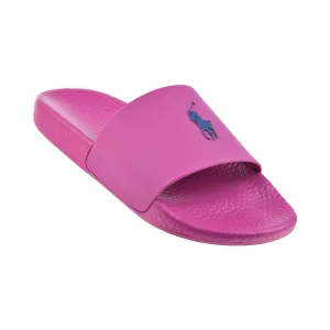 Slides Stockx Polo Ralph Lauren Signature Pony Men's Slides Pink/Navy