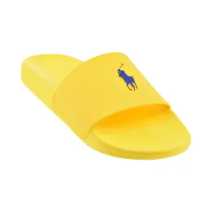 Slippers With Best Support Polo Ralph Lauren Signature Pony Men's Slides Yellowfin-Heritage Royal