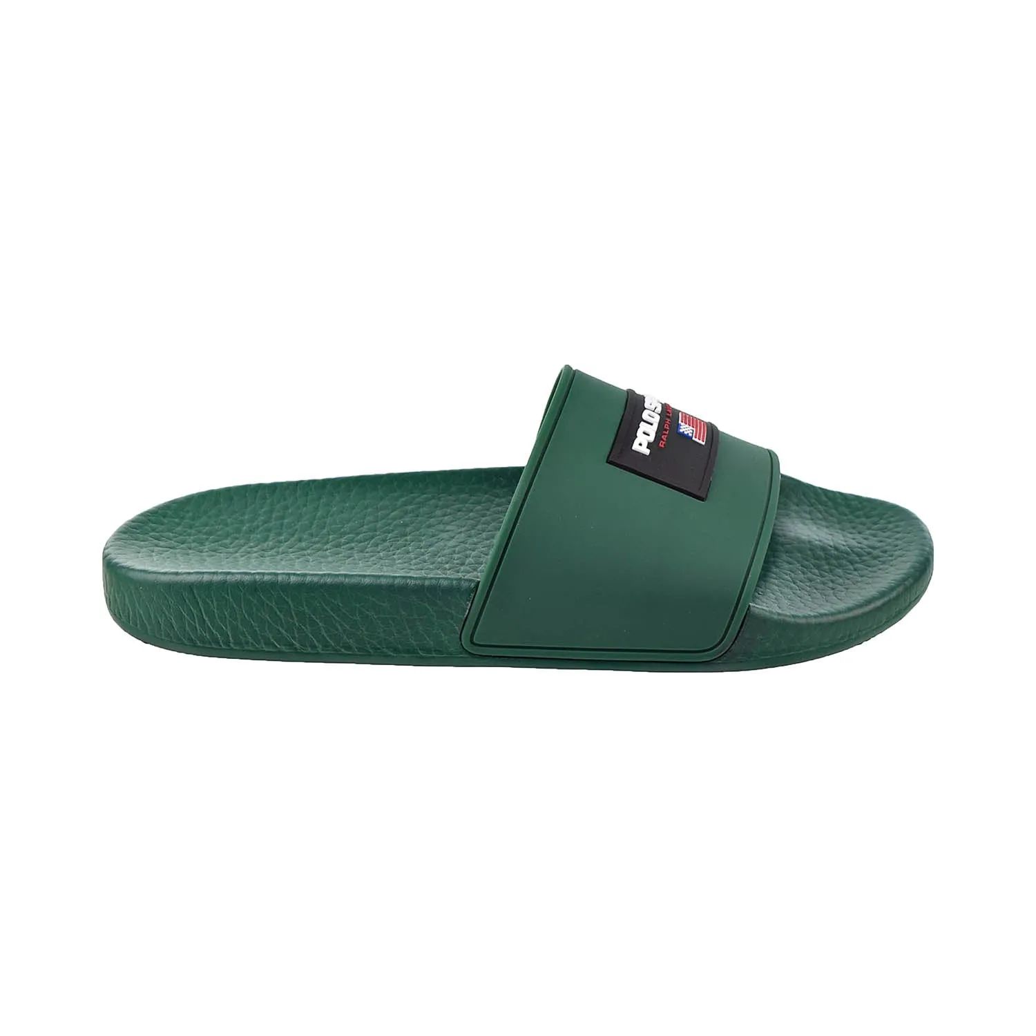 Polo Ralph Lauren Sport Men's Slides Green Shearling Slides