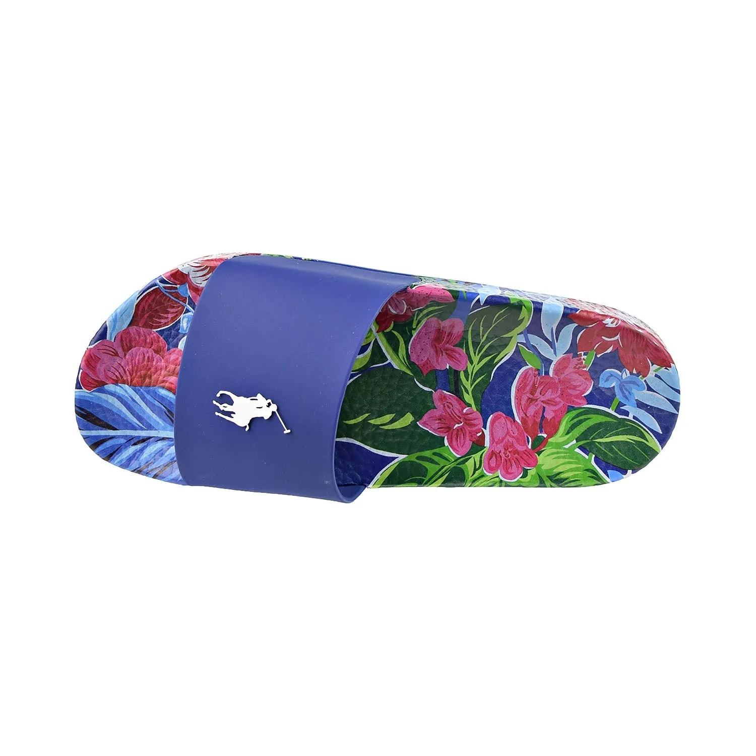 Tom Slippers Polo Ralph Lauren TPU EVA "Floral Print" Men's Slides Navy