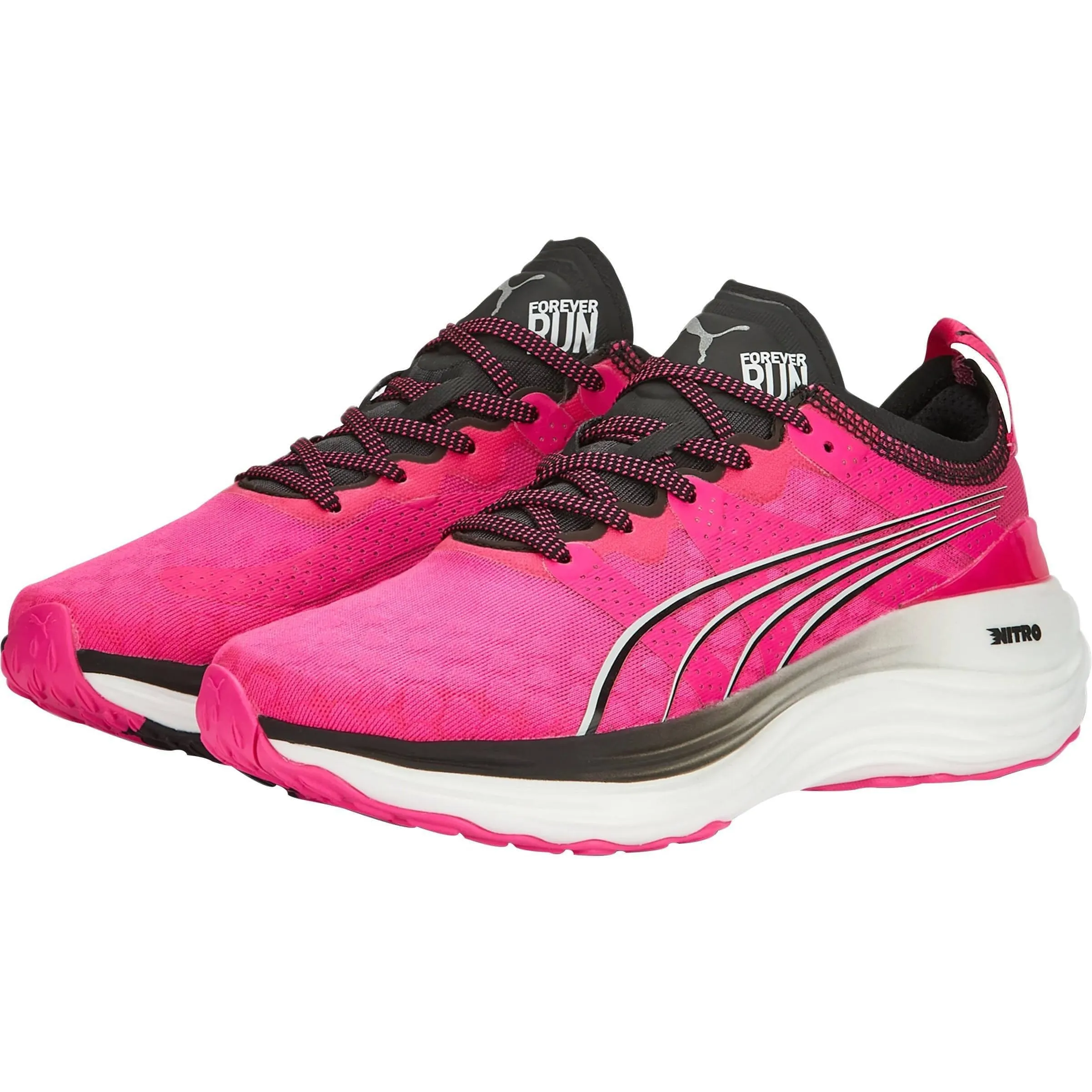 Asics Shoes Upcourt 5 Puma ForeverRun Nitro Womens Running Shoes - Pink