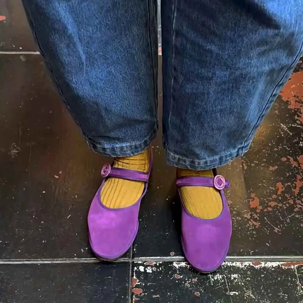 Friulana Mary Jane - Amethyst Good Flat Shoes