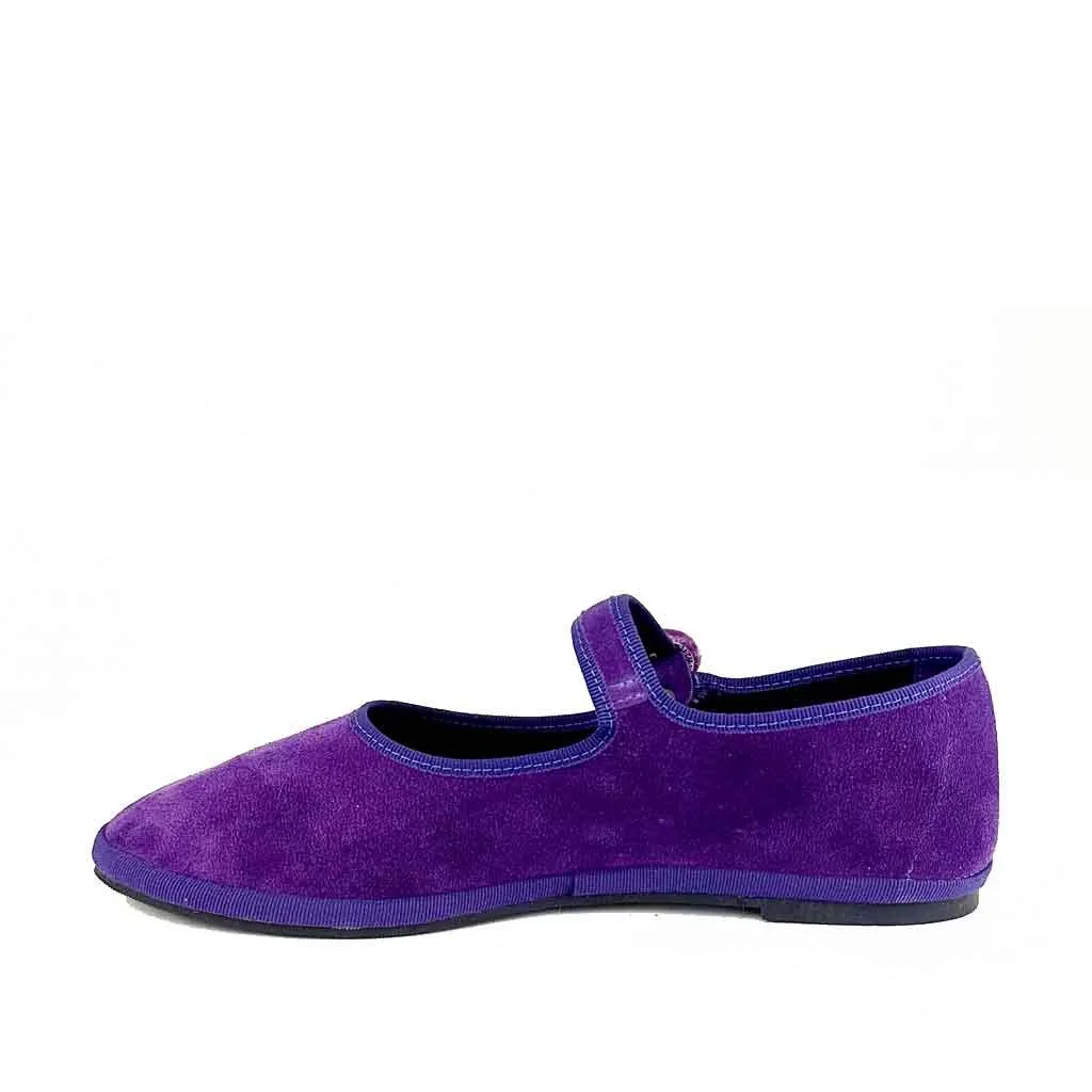Friulana Mary Jane - Amethyst Flat Steel Toe Shoes