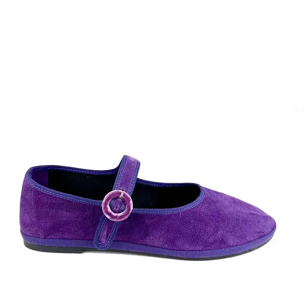 Friulana Mary Jane - Amethyst Studded Shoes Flats