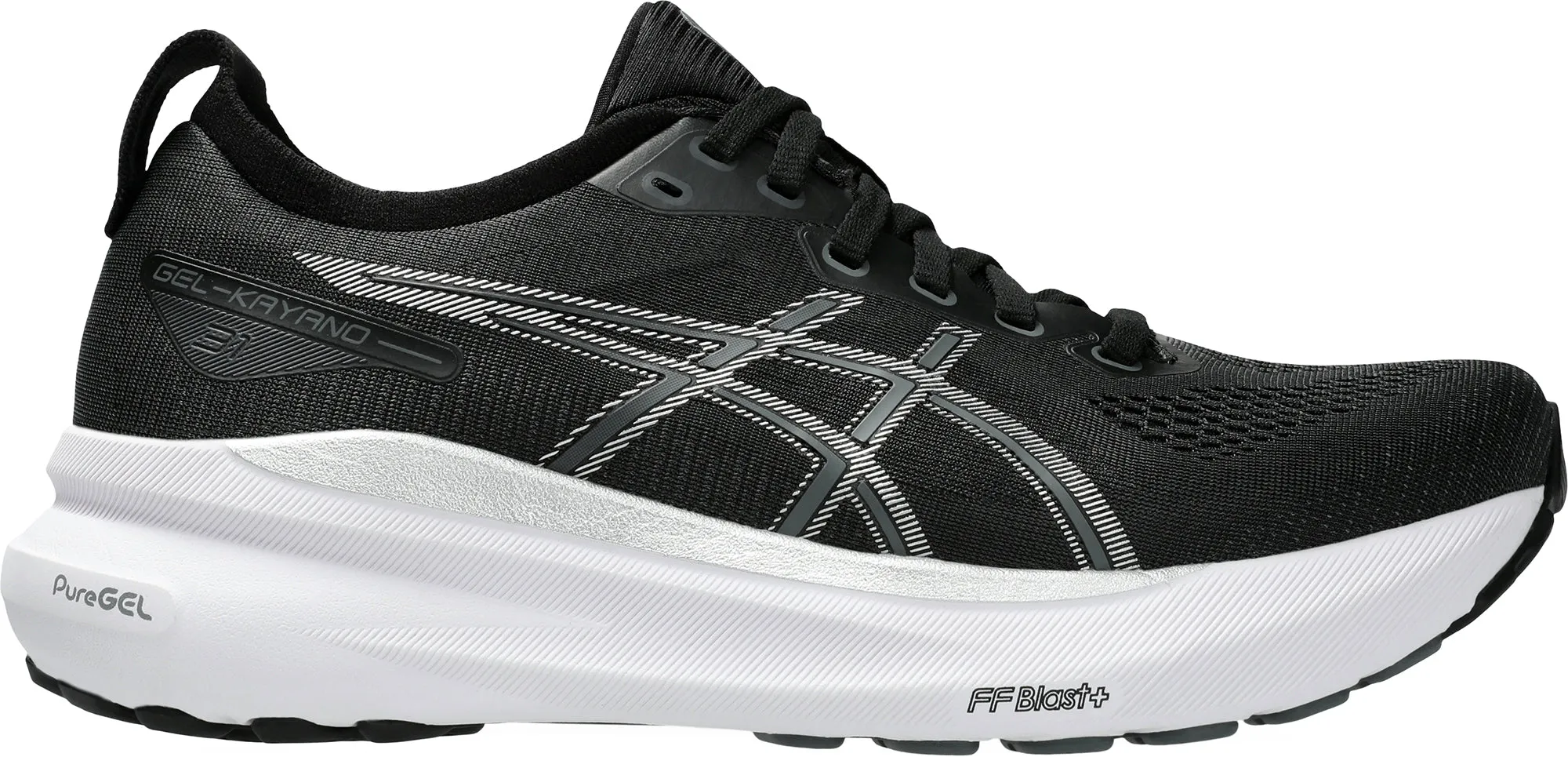 Asics Gel Kayano 31 Womens Running Shoes - Black Asics Support Shoes