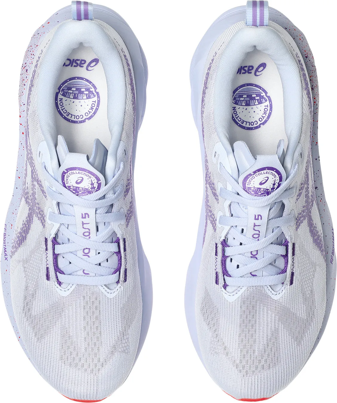 Asics Shoes Gel 1090 Asics NovaBlast 5 Tokyo Mens Running Shoes- Purple