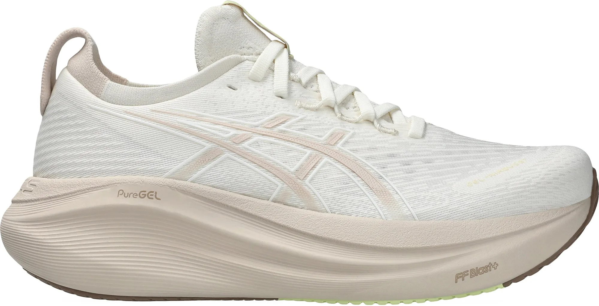 Asics Gel Nimbus 27 Womens Running Shoes - Cream Asics Gel Kayano 30 Shoes