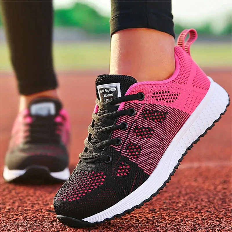 Women Sneakers Mix Color Gym Shoes Women 2025 Vulcanize Shoes For Women's Sports Shoes Trainers Casual Sneaker Women's Footwear Best Waterproof Walking Shoes For Europe