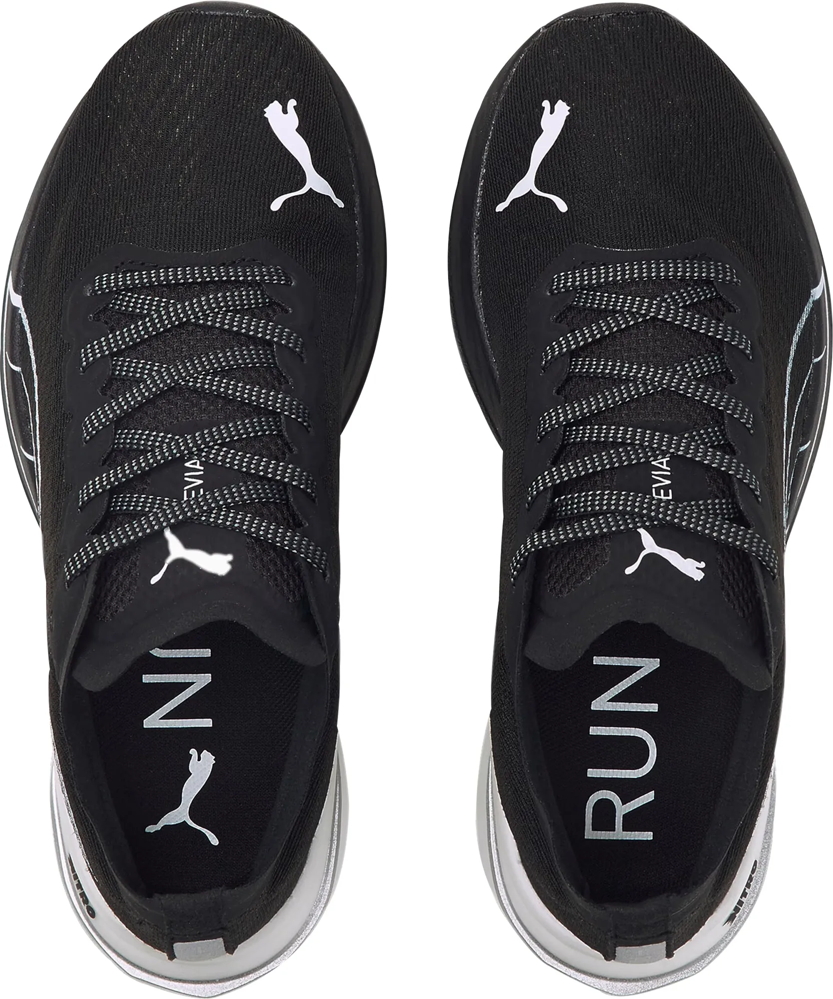 Customize Your Own Asics Wrestling Shoes Puma Deviate Nitro Womens Running Shoes - Black