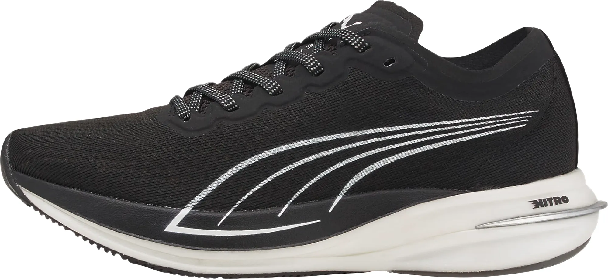 Puma Deviate Nitro Womens Running Shoes - Black Asics Gel-resolution 9 Clay Tennis Shoes