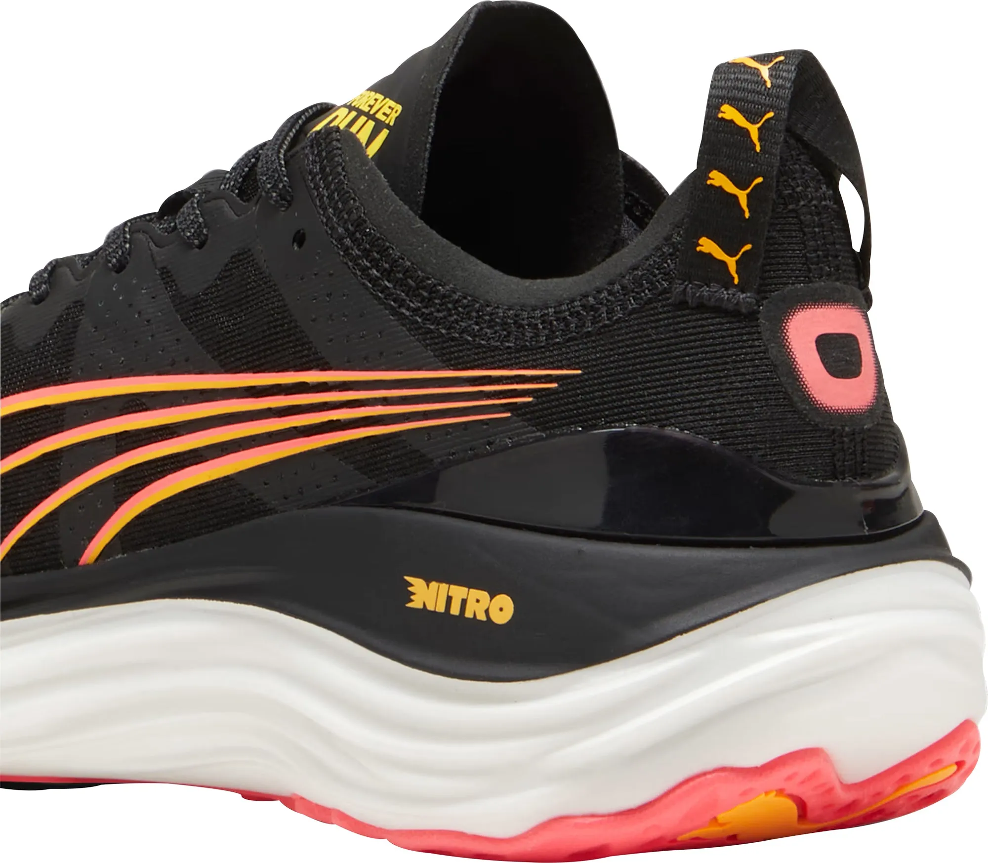 Puma ForeverRun Nitro Womens Running Shoes - Black Asics Court Flytefoam 2 Tennis Shoes