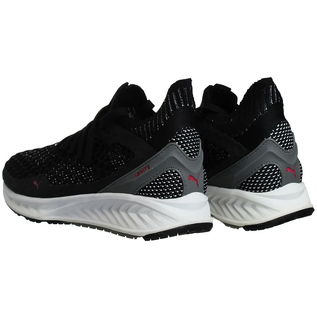 Puma Ignite Netfit Womens Black Running Shoes High-top Asics Sky Elite Flytefoam 2 Volleyball Shoes