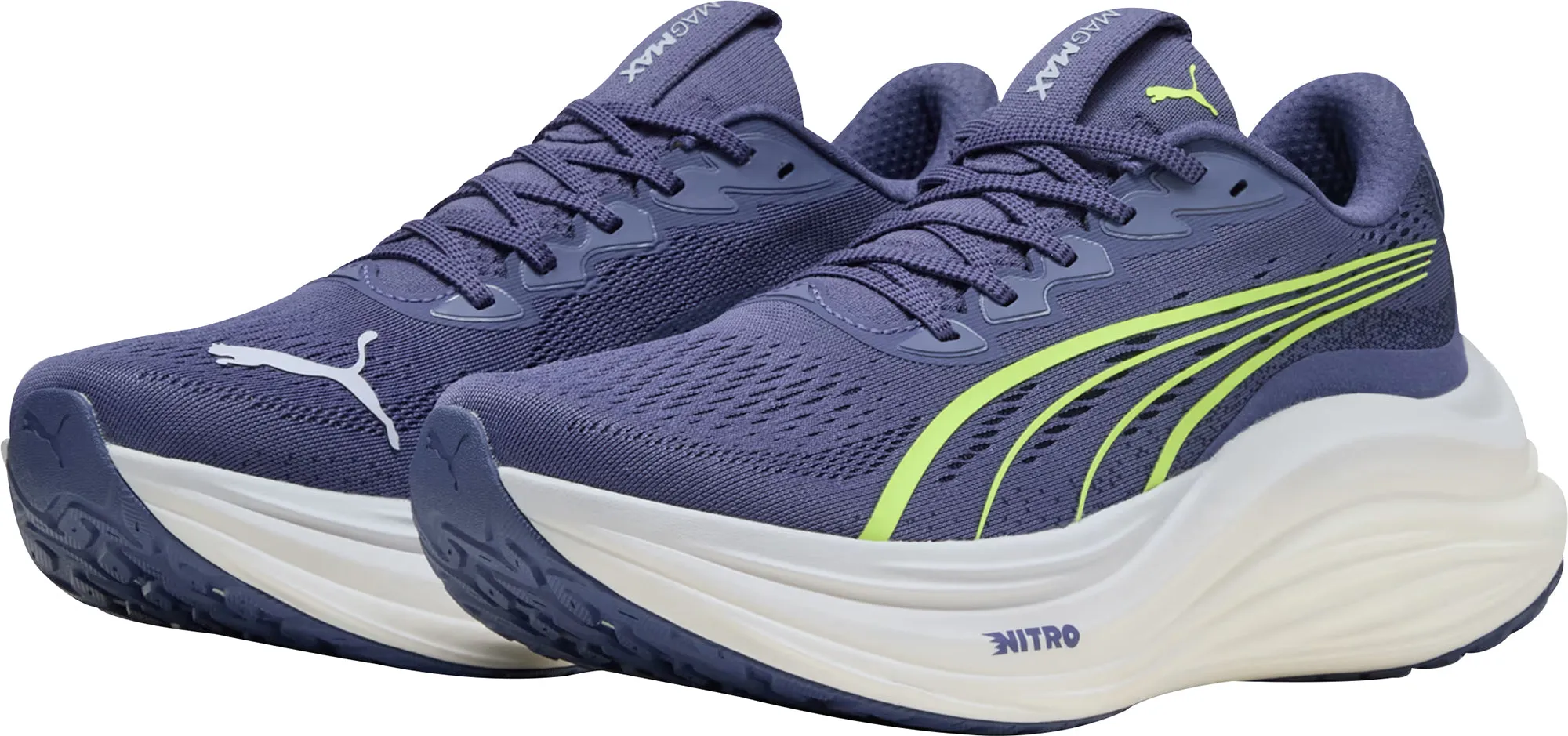 Puma MagMax Nitro Mens Running Shoes - Blue Asics Tennis Shoes Sale