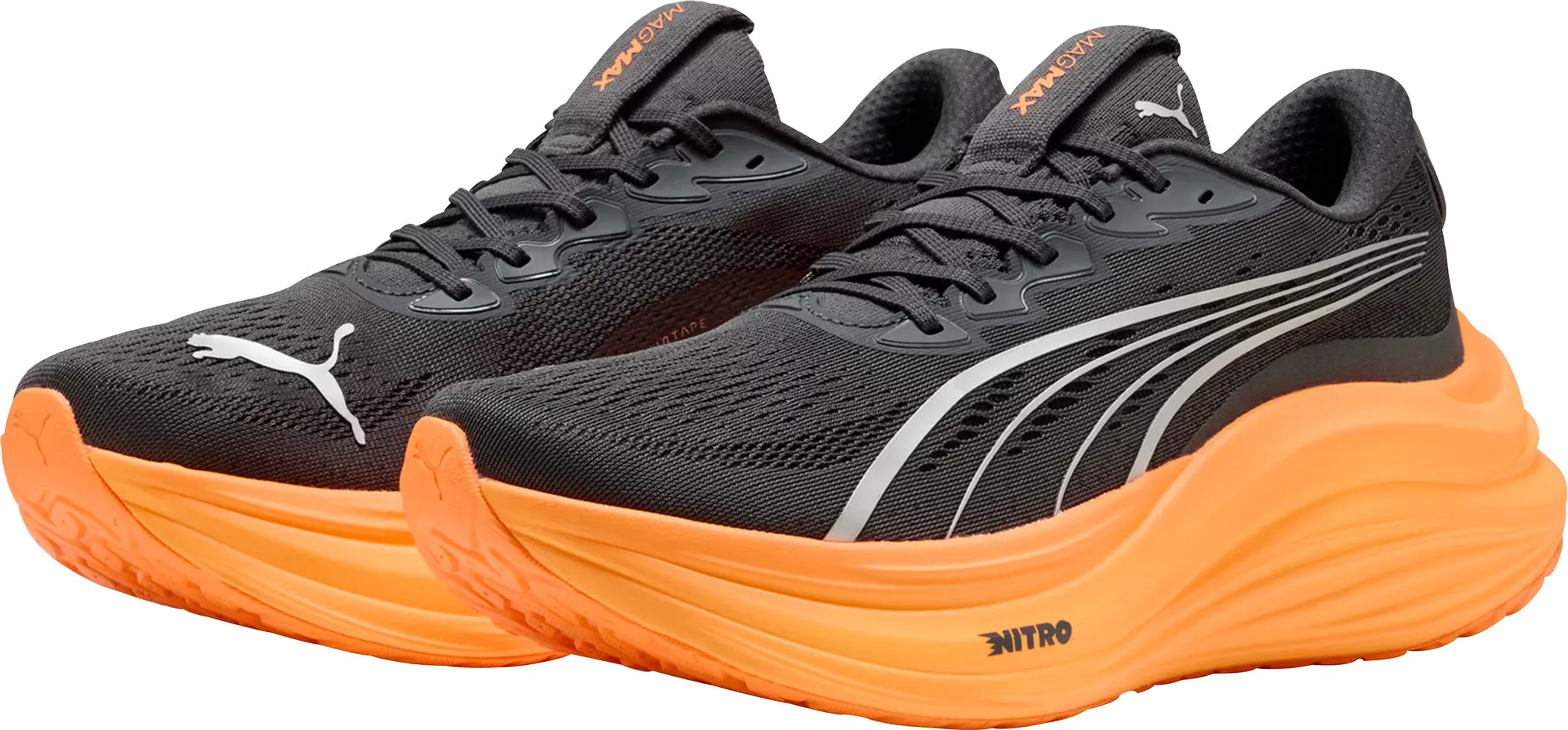 Asics Mild Stability Running Shoes Puma MagMax Nitro Mens Running Shoes - Grey