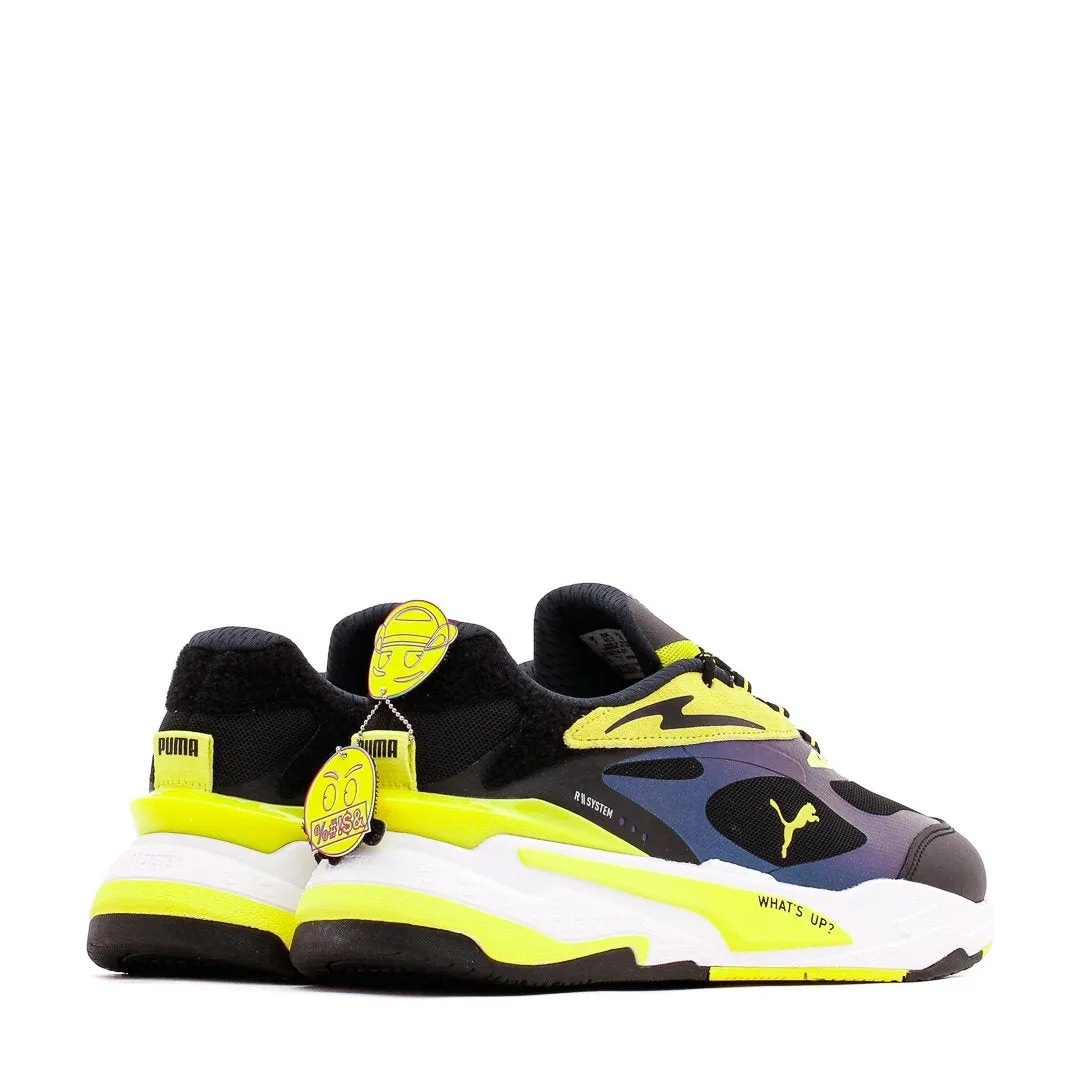 Asics Aggressors Wrestling Shoes Puma Men RS Fast x Emoji Silver Yellow Black 375374-01