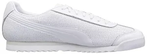 Asics Narrow Shoes Puma Mens Roma DLX Perf Casual Sneakers 365440-01 White/White