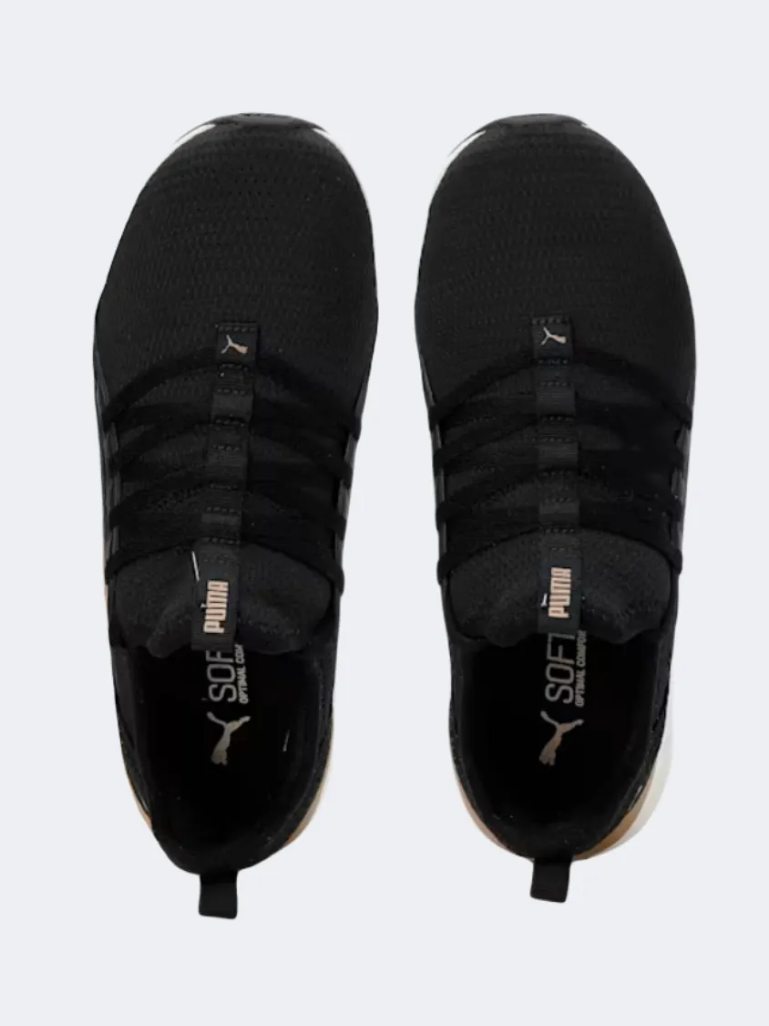 Asics Gt 2000 Trail Shoes Puma Softride Sophia 2 Women Running Shoes Black/Gold/White