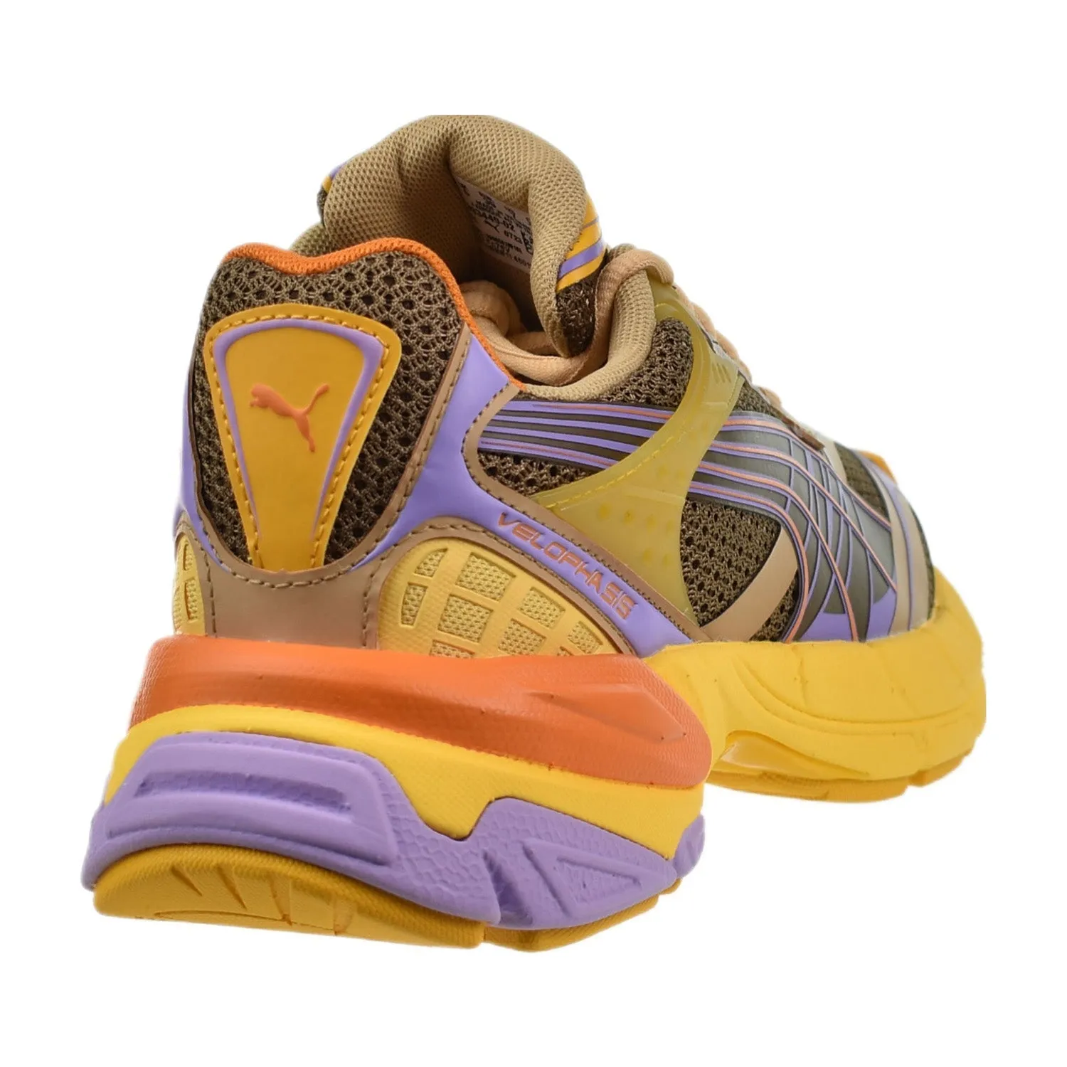 Asics Running Shoes Narrow Puma Velophasis Men's Shoes Chocolate Chip-Flaxen