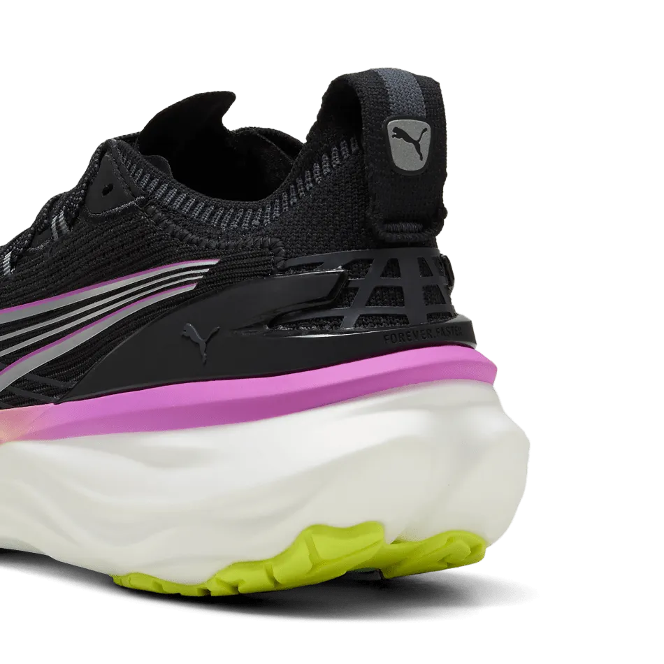 Puma Women's ForeverRun NITRO 2 Running Shoes in Puma Black/Pure Magneta SS25 Asics 4e Running Shoe
