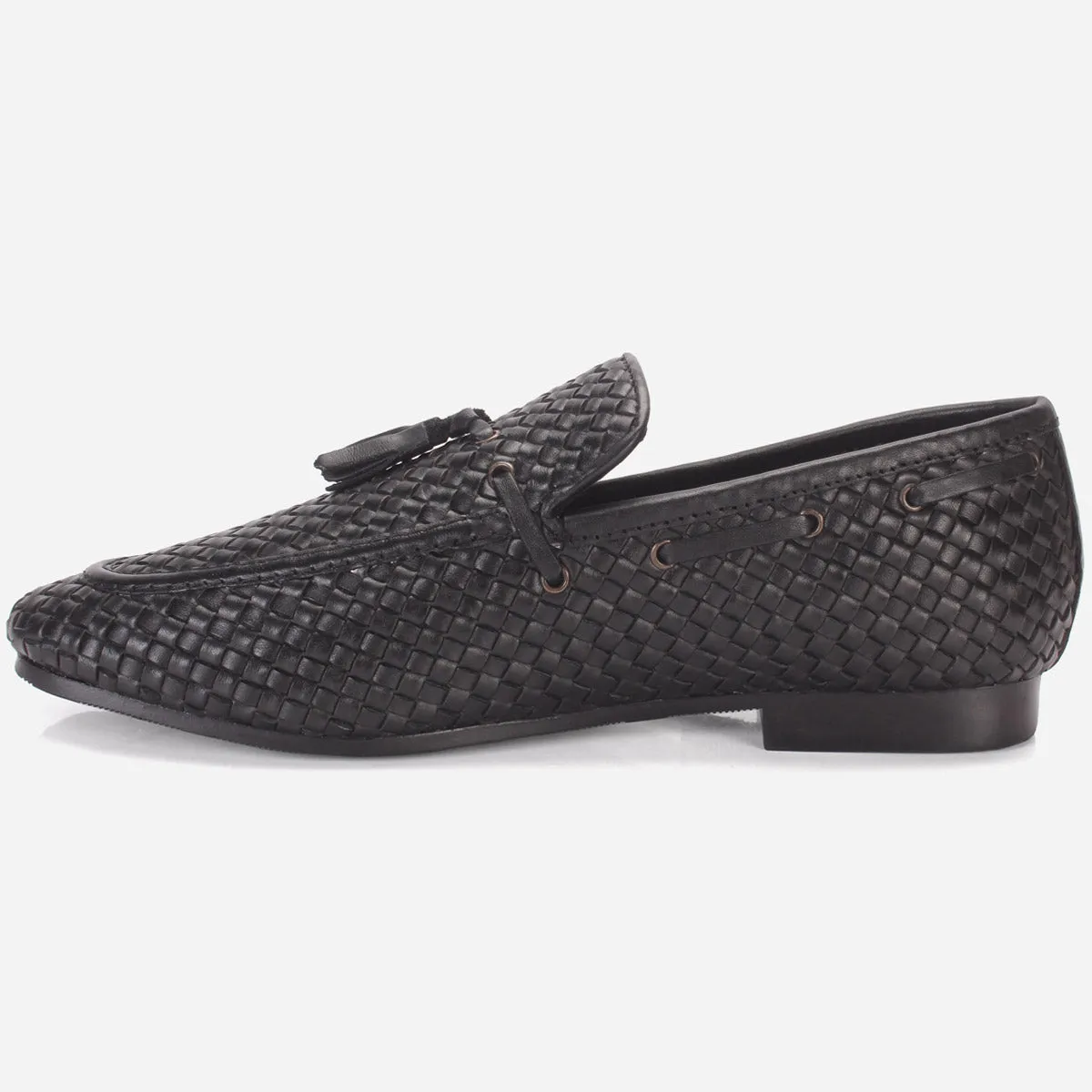 Budget Running Shoes Men "SUAXE" Leather Trim Detailing Dress Slip-On Oxfords