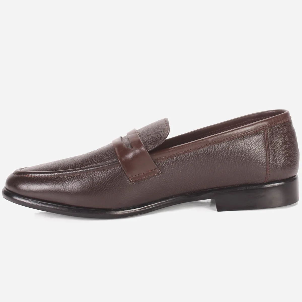 Mens "SCENT" Leather Penny Detailing Leather Shoes Tie Up Flat Shoes