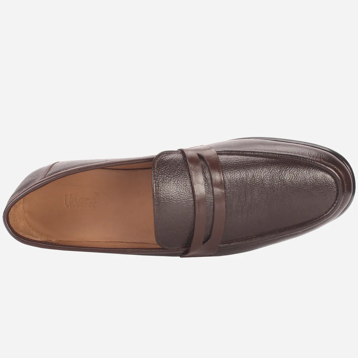 Flat Closed Toe Shoes Mens "SCENT" Leather Penny Detailing Leather Shoes