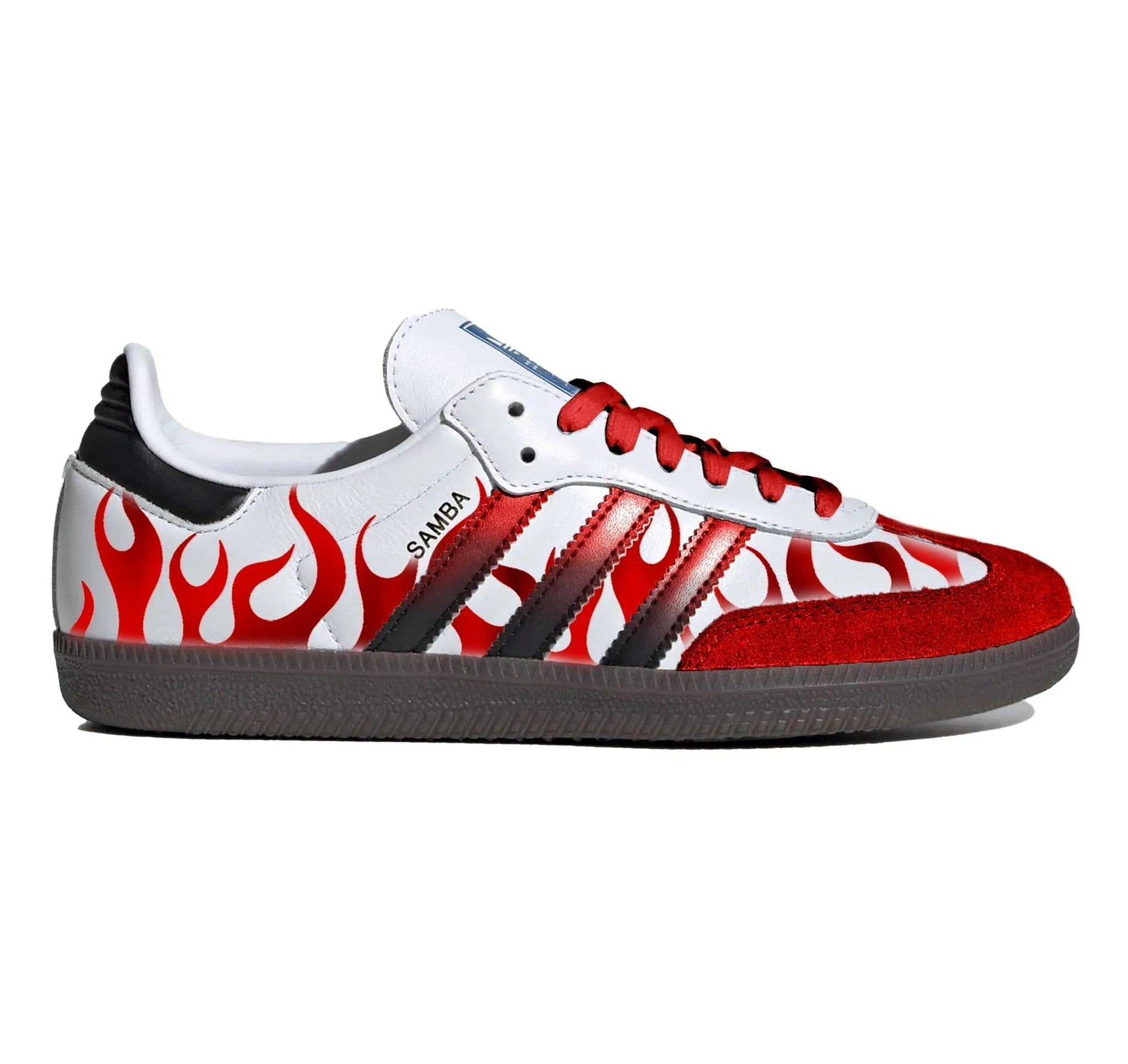 Adidas Runfalcon 3 Running Shoes "Metallic Red Flames" Adidas Sambas Shoes