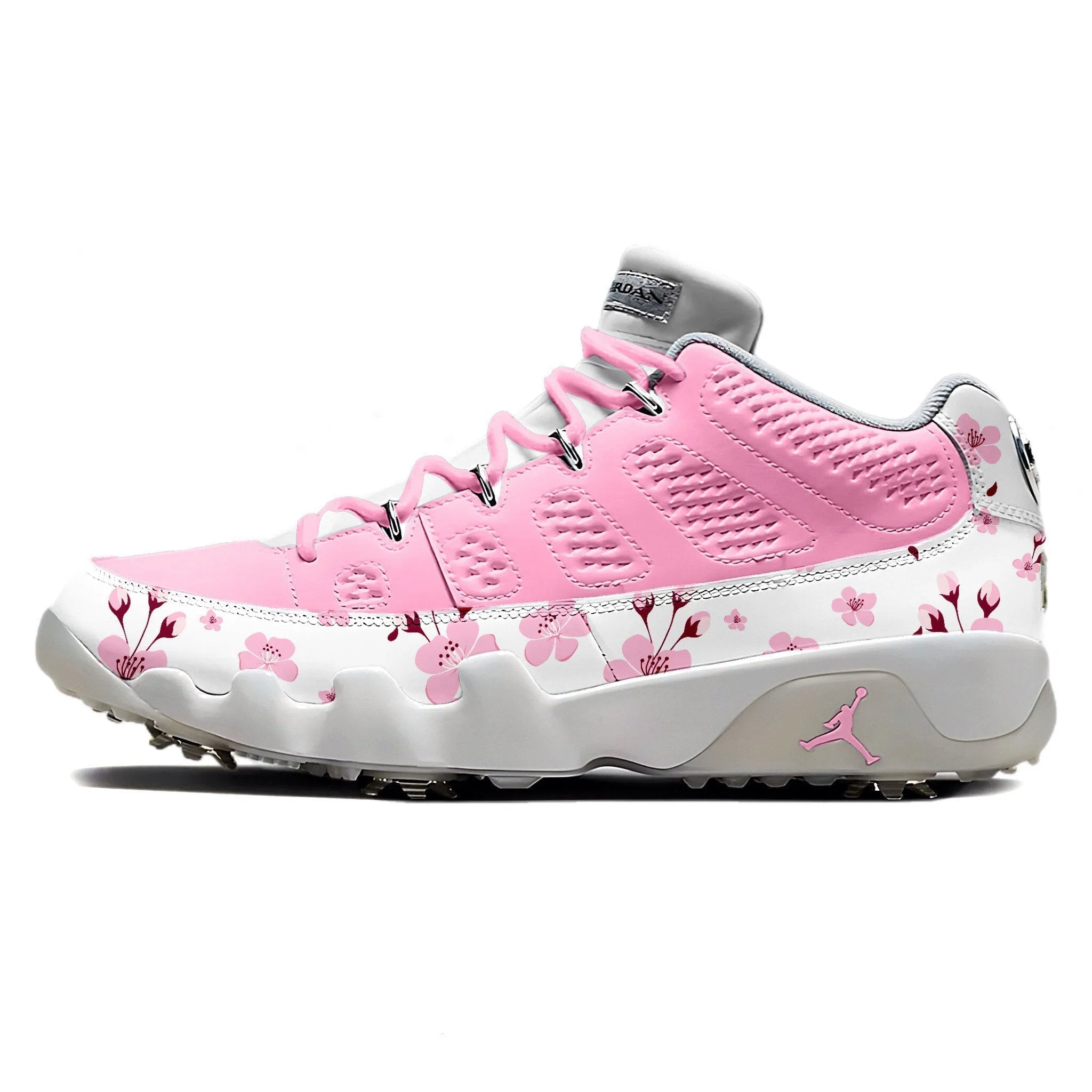 "Sakura Swing" Jordan 9 NRG Golf Shoes Asics Golf Shoes Replacement Spikes
