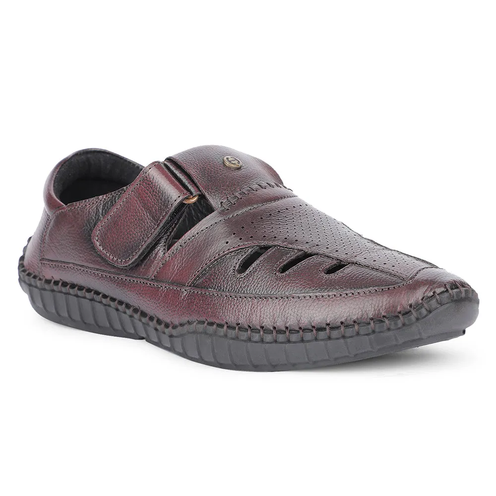 Healers Brown Casual Buckle Sandal For Men JPL-205 By Liberty Sandals Grenada Location