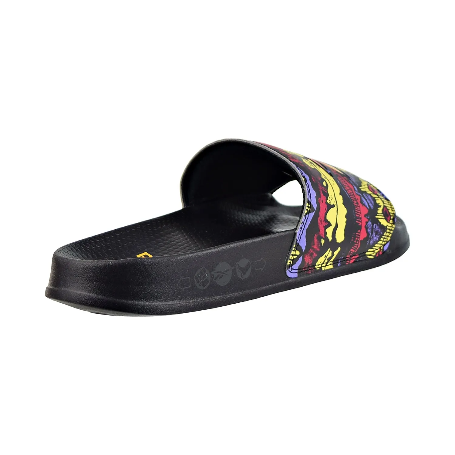 Stitch Slippers Reebok Street Fighter Classic Men's Slides Core Black