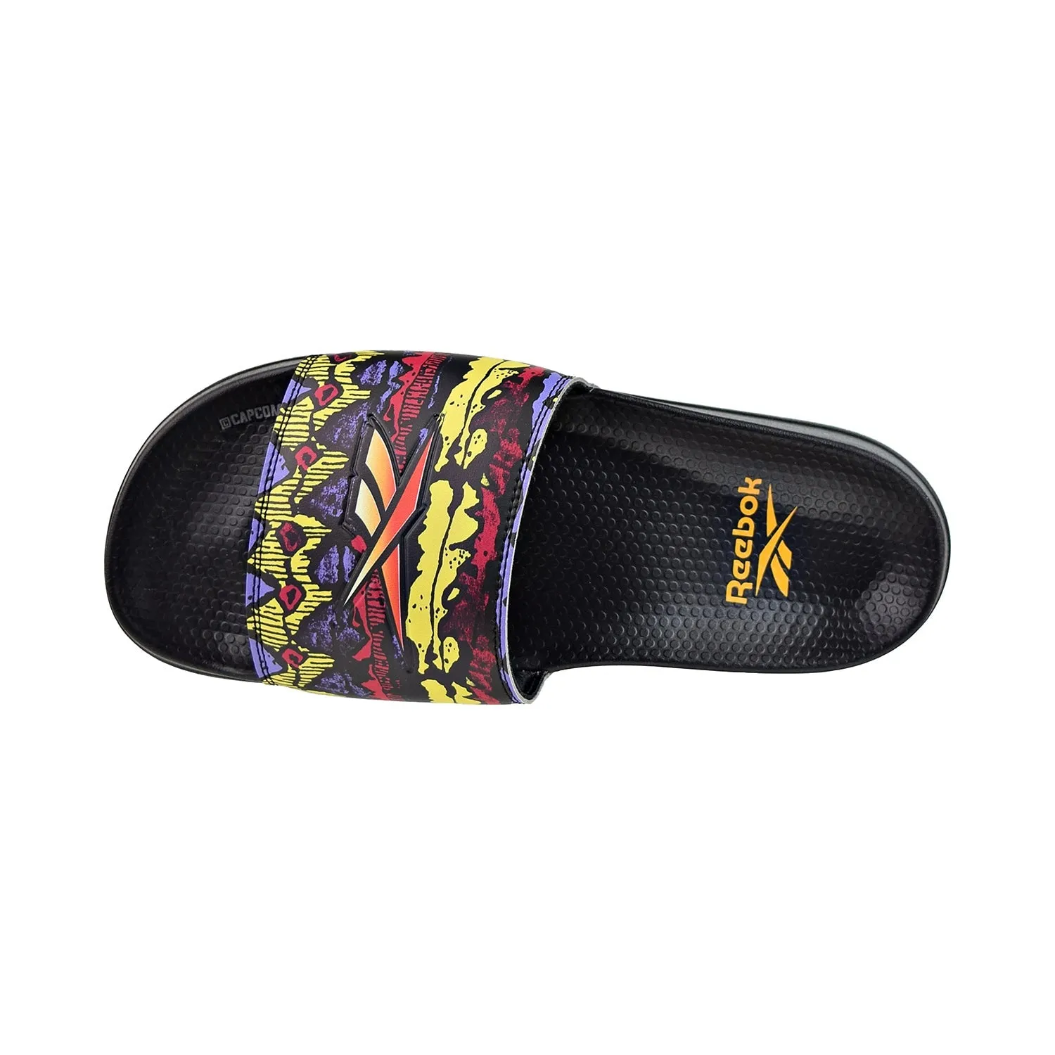Reebok Street Fighter Classic Men's Slides Core Black Southern Slippers