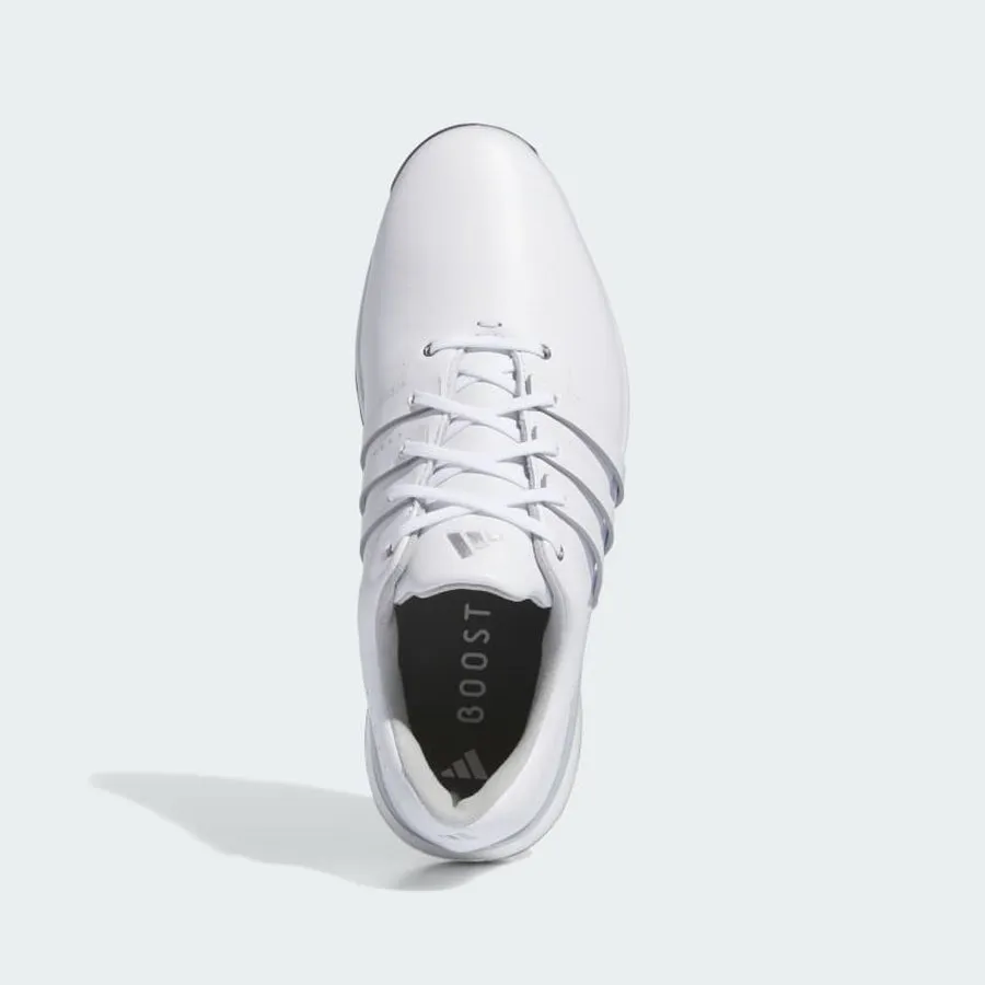 Adidas Tour360 24 Wide Golf Shoes - White/Silver Adidas Trekking Shoes