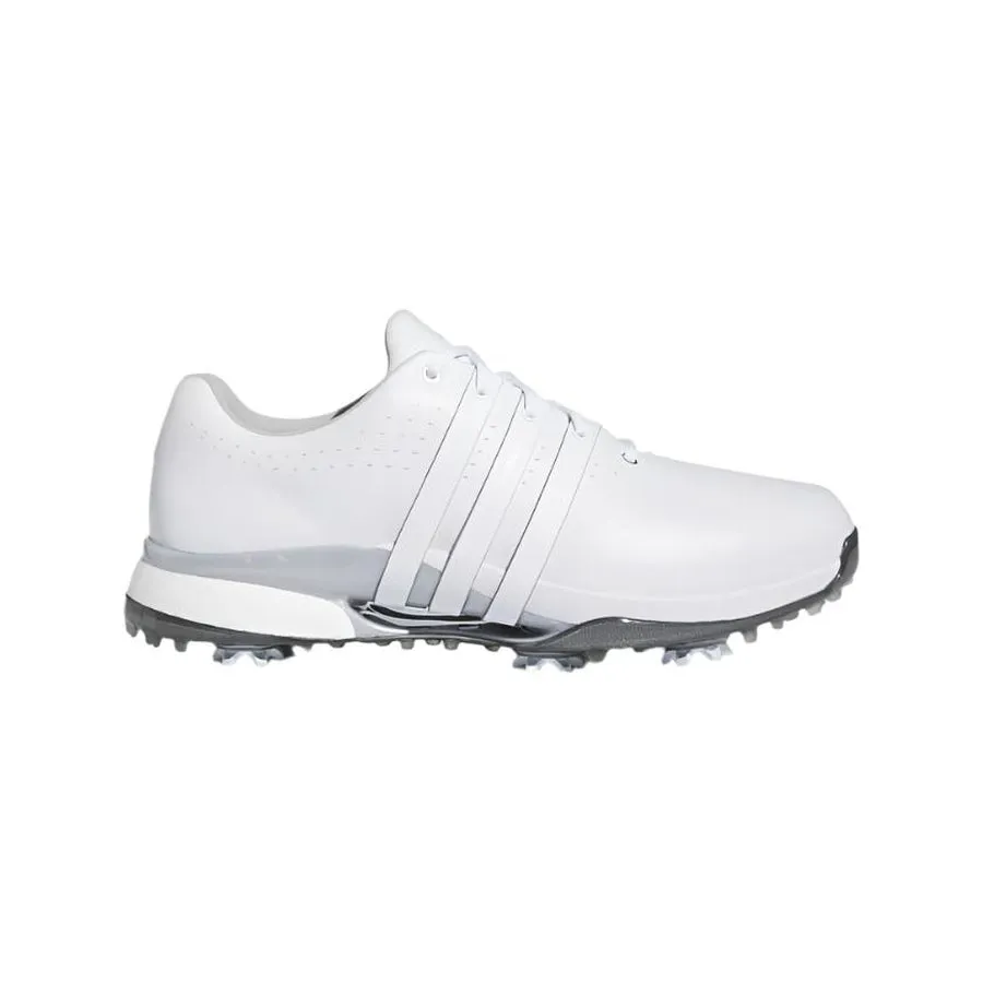 Adidas Tour360 24 Wide Golf Shoes - White/Silver Shell Adidas Shoes