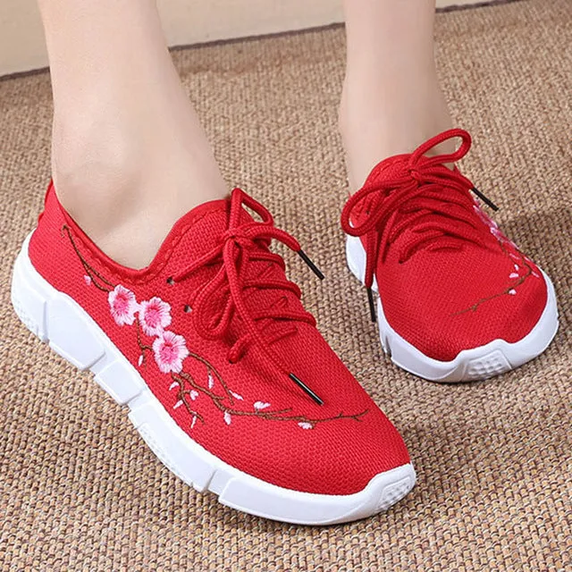 2019 Spring New Casual Women Shoes Casual Slip-on Walking Shoes