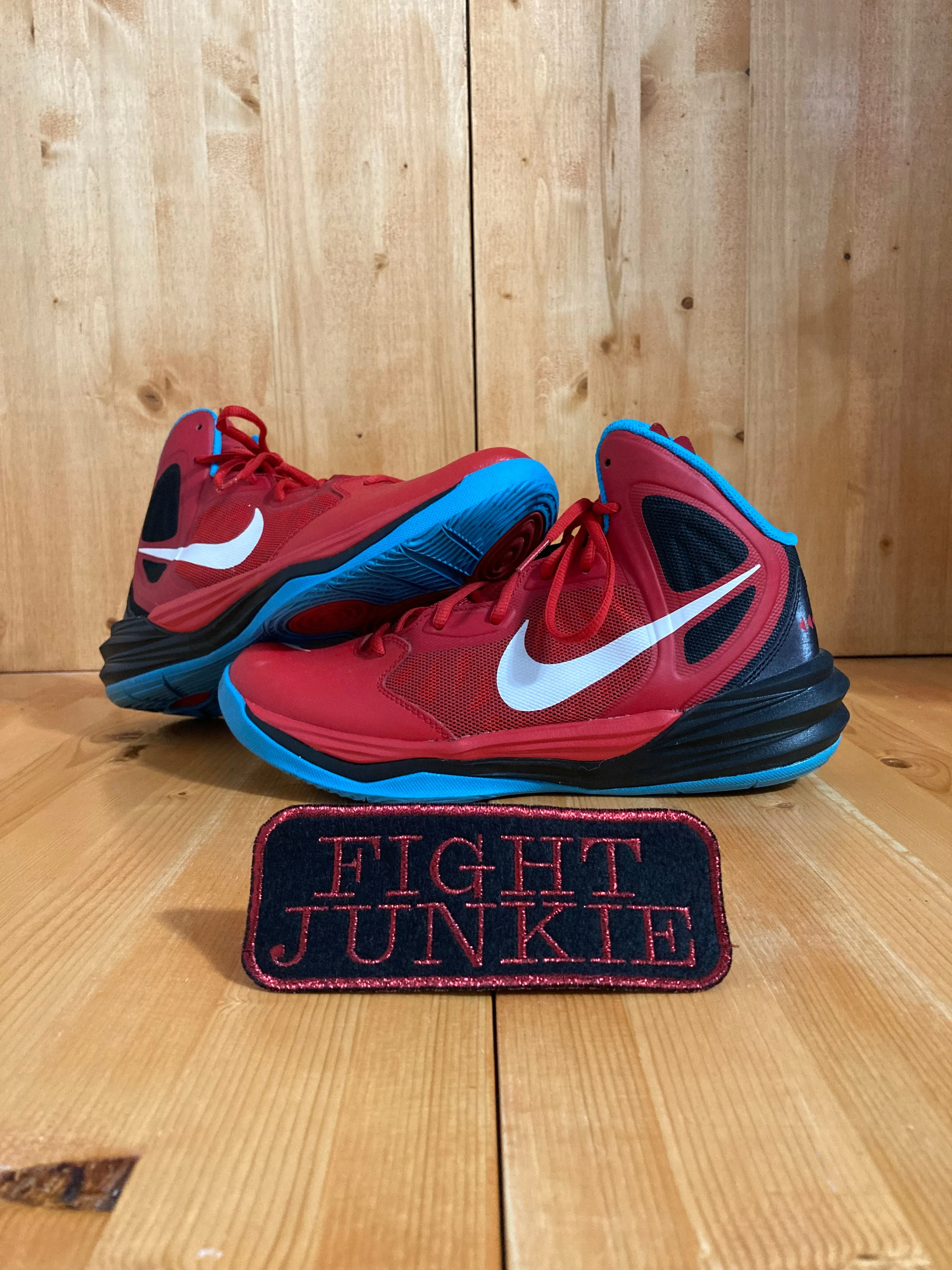 NIKE PRIME HYPE N7 UNIVERSITY Mens Size 9 Shoes Sneakers Red 190206-660 Asics Hoop Shoes