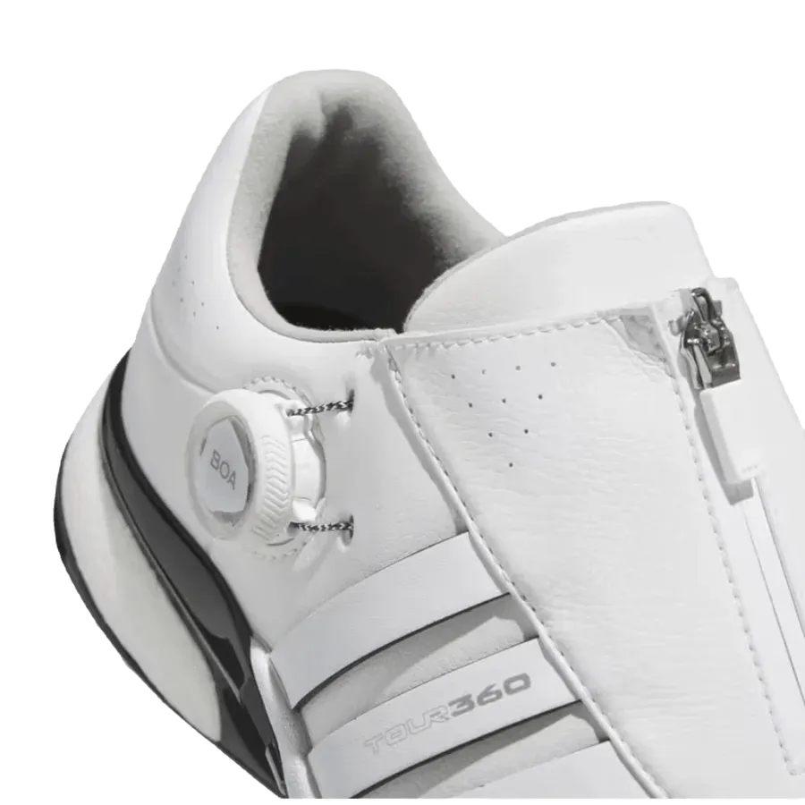 Adidas Tour360 24 BOA Wide Golf Shoes - White Adidas Lifting Shoe