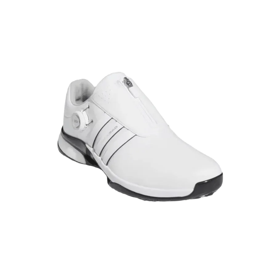 Adidas Tour360 24 BOA Wide Golf Shoes - White Adidas Shoes And Socks