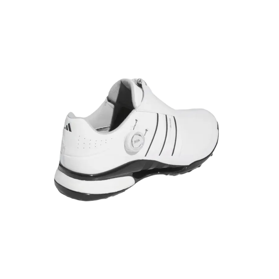 Adidas Tour360 24 BOA Wide Golf Shoes - White Mesh Adidas Shoes