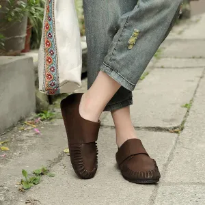 Retro Casual Women Flats | Gift Shoes 8053 Suede Casual Shoes