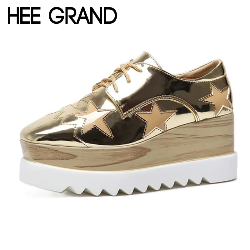 Women Gold Creepers Platform Casual Shoes Air Pegasus 83 Casual Shoes