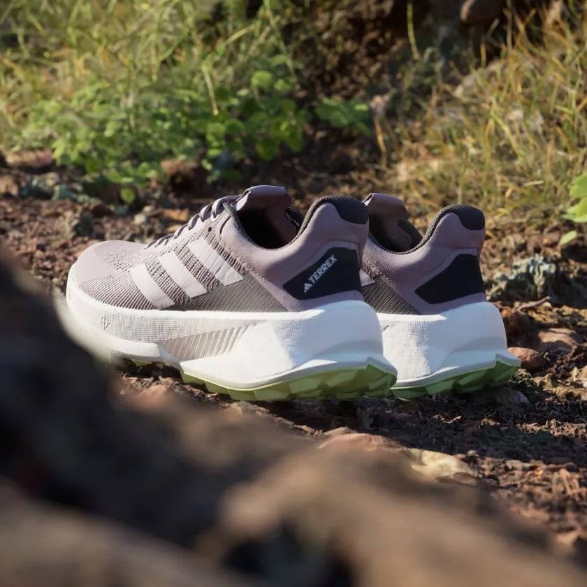 Trail Running Shoes Size 12 Adidas Women Terrex Soulstride Ultra Trail Running Shoes in Preloved Fig Silver Dawn Aurora Black